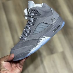 Air Jordan 5 Wolf Grey Size 5 , 8 , 8.5 , 12 , 13 ALL STAR