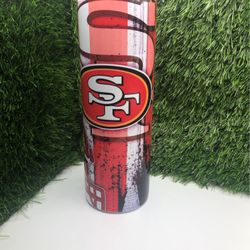 49ers Tumbler San Fransisco Forty Niners Tumbler 49ers Cup Stainless Steel New In Box