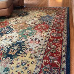 8’3” x 11’  100% Wool tufted rug