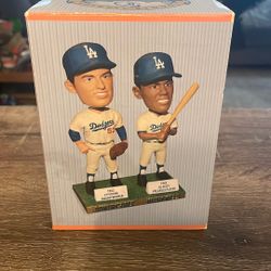 Don Drysdale & Maury Wills Bobble Head