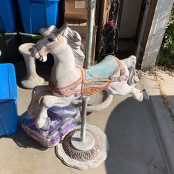 4 ft Carousel Horse for Sale in Jurupa Valley, CA - OfferUp