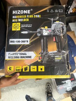 Hizone Handheld Flux Core MIG Welder MIG-100-360°R