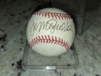 Autographed Baseball with Signature