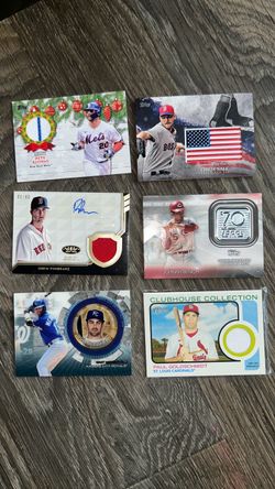 Topps MLB Relic & Auto Baseball Card Lot of 6