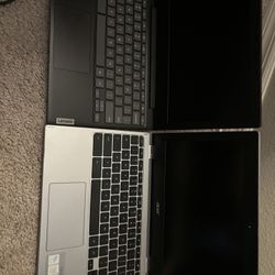Two Chromebooks