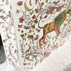 Christian Dior Floral Lion Print
