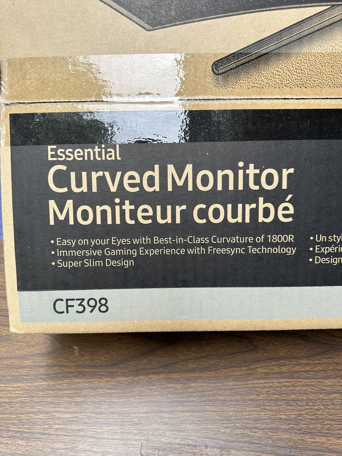 Factory Sealed Samsung CF398 — 27” Curve Monitor