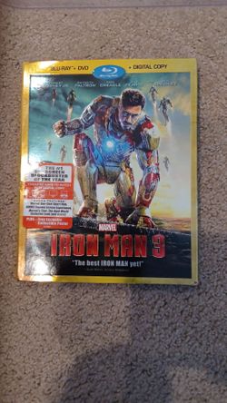 Iron Man 3 (Blu-ray + DVD + Digital Copy)