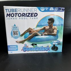 New Tube Runner Motorized Jumbo Pool Tube Pool Candy 360 Motor
