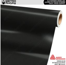 Black Vinyl Car Wrap