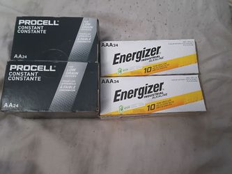 Procell AA and Energizer AAA Battery Bundle