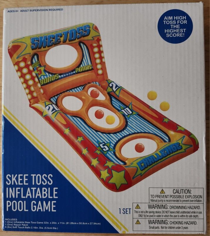 Skee Toss Inflatable Pool Game