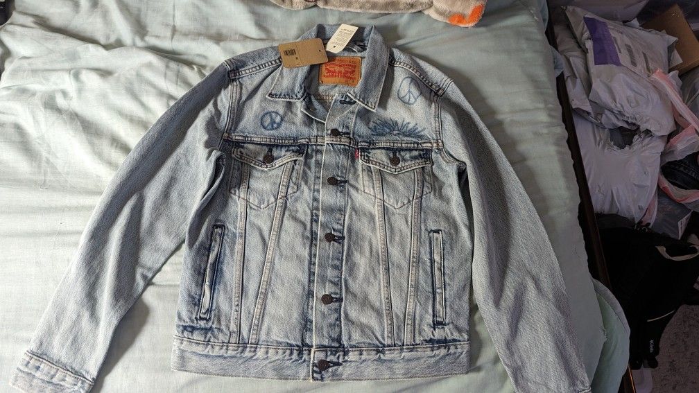 mens levis denim jacket small