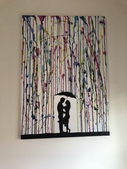 Beautiful colorful romantic art