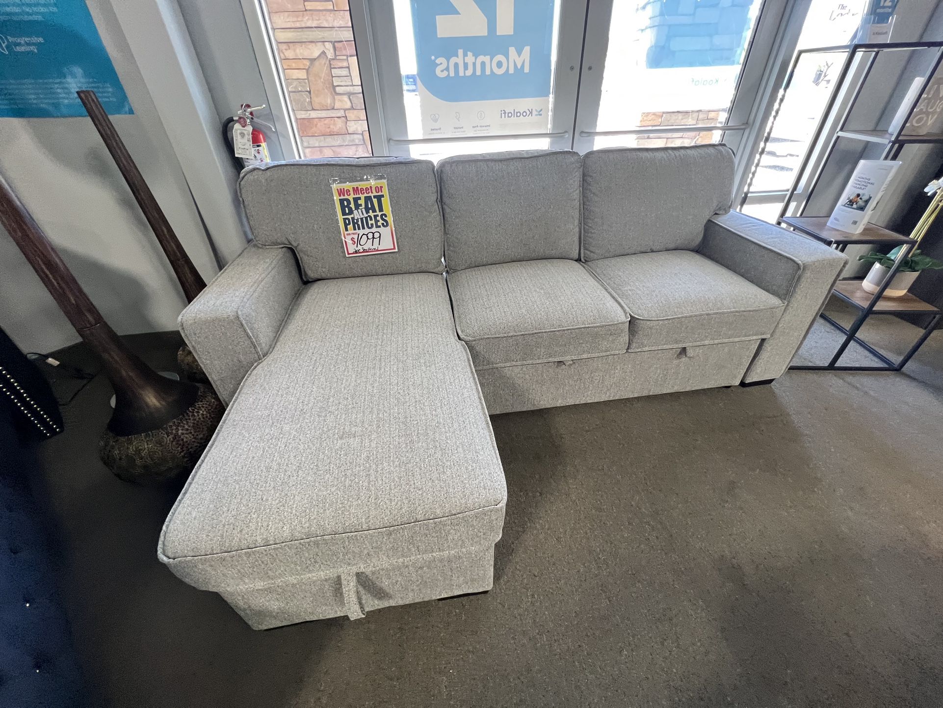 $899 Gray Sofa Sleeper 🩶✨