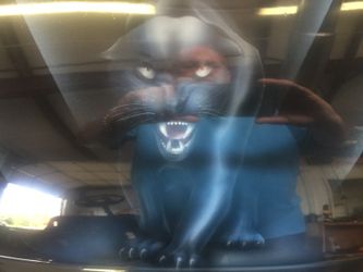 PANTHERS CUSTOM GOLF CART