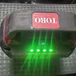 Toro Flexforce 2.5 Ah Battery & Electric Blower (like new)