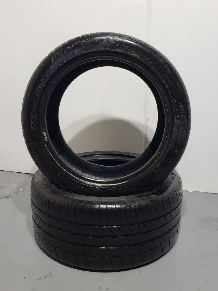 265/40R18 265 40 R18 Michelin Pilot Sport (2) Used Tires