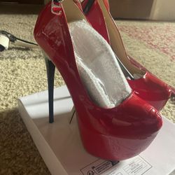 Red & Black Heels