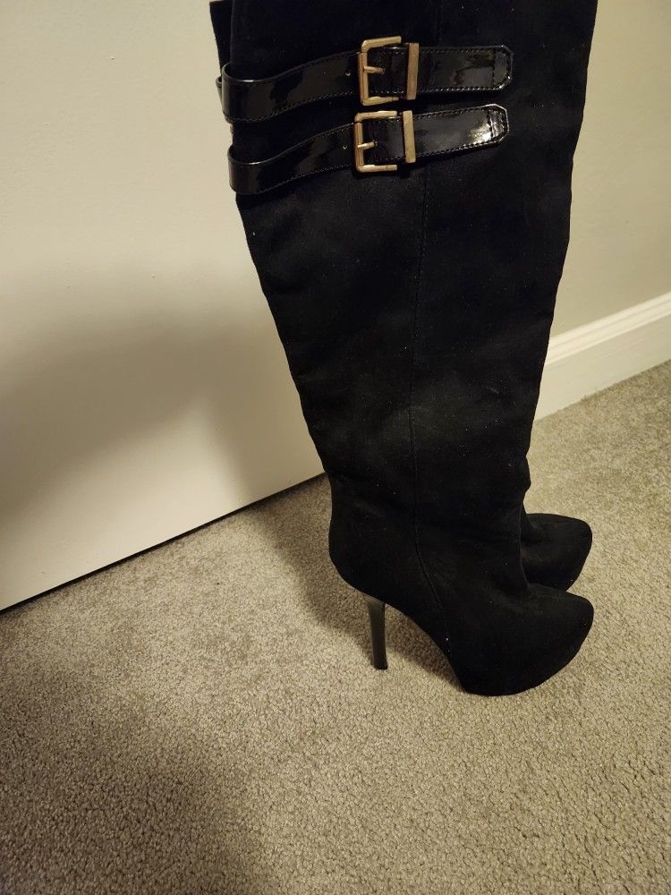 Stiletto Knee High Boots