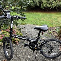 Super LIGHTWEIGHT FOLDABLE  Zizzo Campo 7-Speed Bike 20” Tires - Excellent NEW Condition w/EXTRAS!