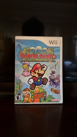 Super Paper Mario Nintendo Wii Game