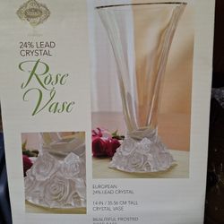 Rose Vase By ShannoN Crystal 