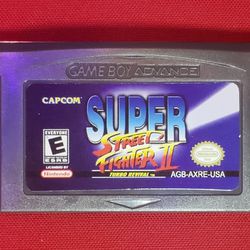 Super Street Fighter II 2 Turbo Revival Nintendo GBA Gameboy Advance