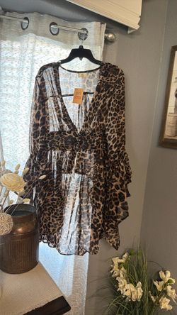 Leopard Print kimono