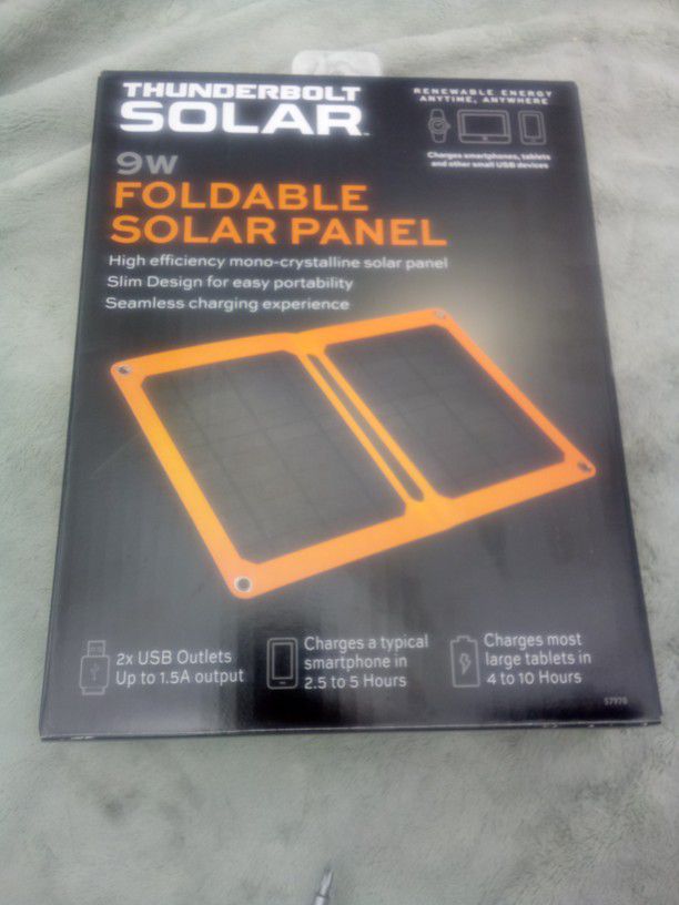 Thunderbold Solar Panel 9w