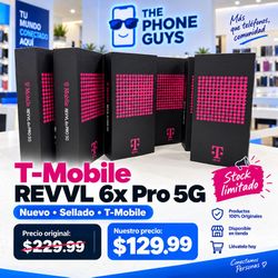 T-Mobile REVVL 6x Pro 5G Nuevo Sellado – Solo $129.99 en The Phone Guys