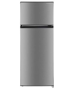 Insignia 7.2 Cu. Ft. Mini Fridge w/ Top Freezer – Stainless Steel Look