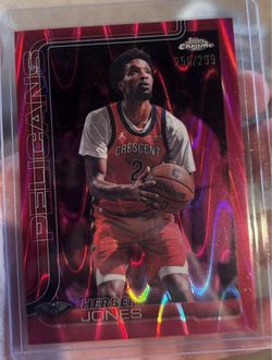Herbert Jones Topps Chrome Red Refractor 250/299