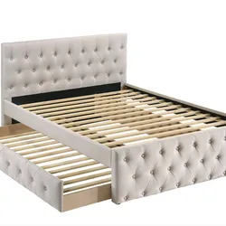 Twin bed with trundle frame only