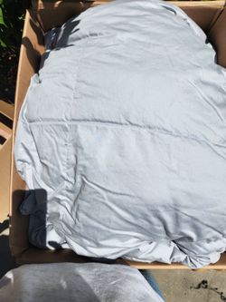 Gray Puffy Comforter
