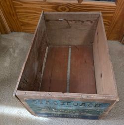 Antique wood crate