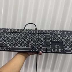 Typewriter Style Mechanical Gaming Keyboard
