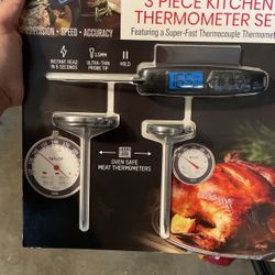 Taylor 3pc Digital Meat Thermometer Set