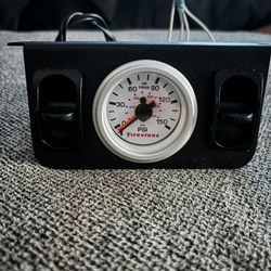 Pneumatic Firestone Dual Pressure Gauge 150 PSI
