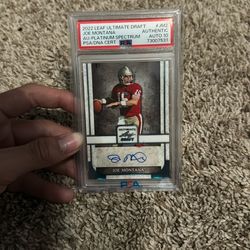 Psa 10 Joe Montana Auto Numbered 12/50