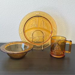 Vintage Tierra Nursery Rhyme Dishes 