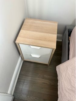 solid wood night stand