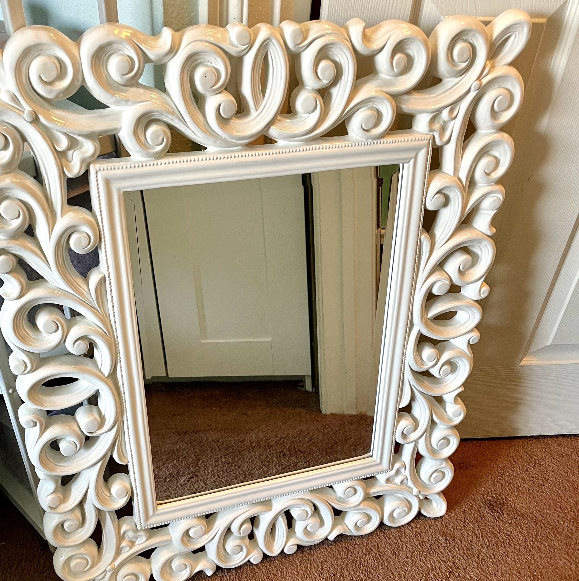 Vintage Ornate Wall Mirror
