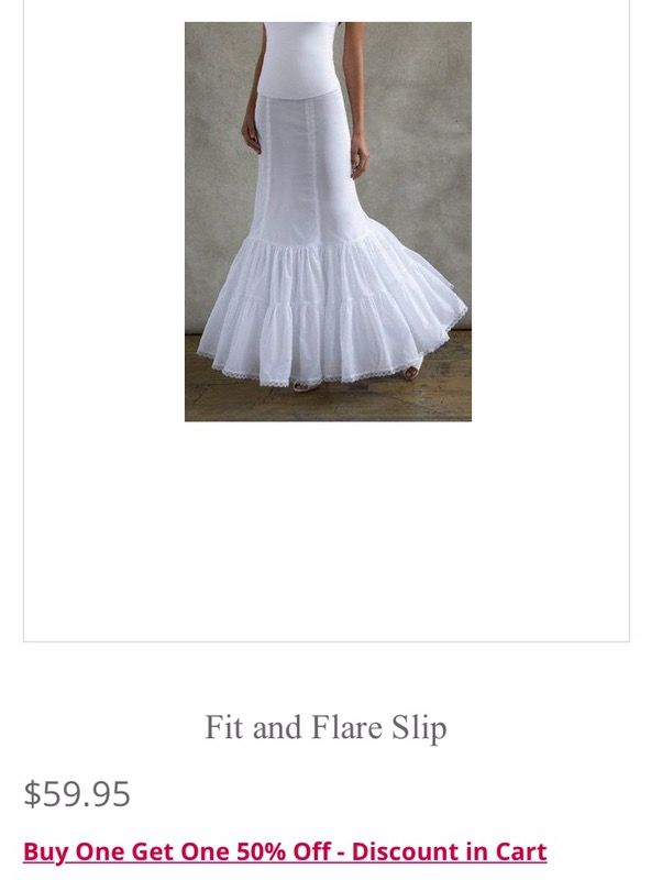 Fit and Flair Slip Petticoat Sz. 10