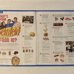 Seinfeld “What’s Your Seinfeld Food IQ” July/August 2009 (3) Page Article