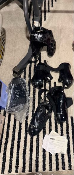 Macho Dyna 7 Piece Sparring Gear Set Black Adult small