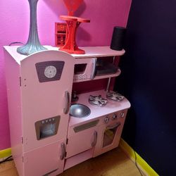 Pink Play Kitchen