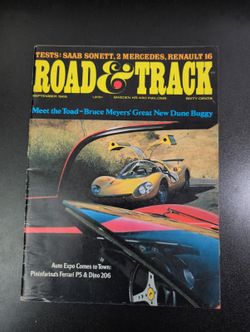 Road & Track September 1968 Automotive Magazine