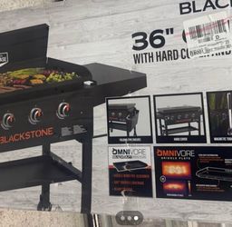 Brand New in the box Blackstone Griddle, 4-Burner 36 Inch Flat Top Grill with Hard Cover, Black