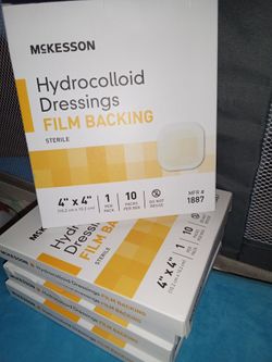McKesson Hydrocolloid  Sterile Dressings (4 boxes of 10ct each-40 all together)